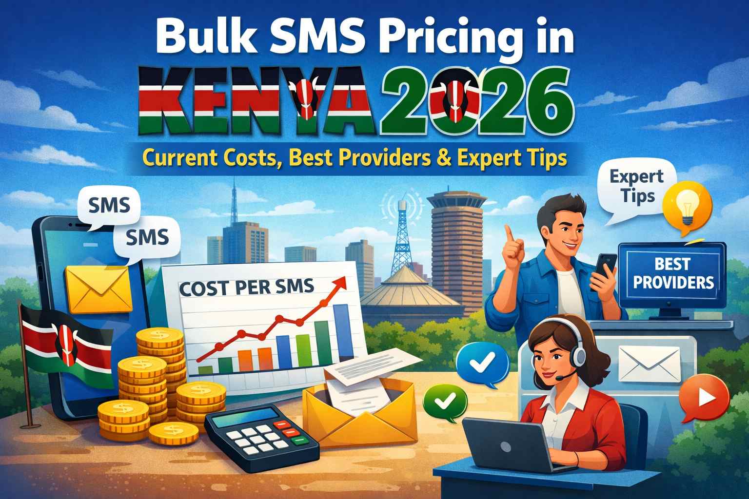 Bulk SMS Pricing/Cost in Kenya 2026: Current Costs, Best Providers & Expert Tips- Celcom Africa