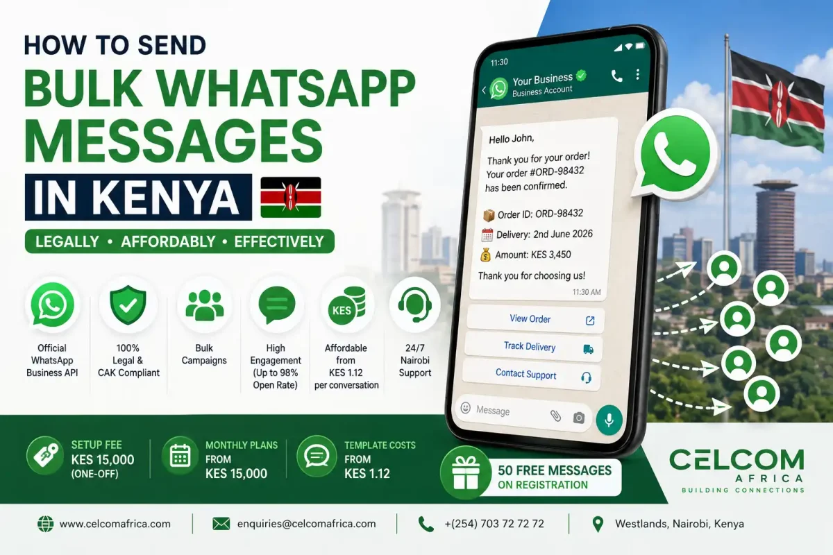 How to Send Bulk WhatsApp Messages in Kenya Legally (2026)-Celcom Africa